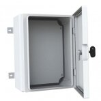 Plastic surface-mounted hermetic distribution box | 260x350x180mm | white door | IP65 | TEM