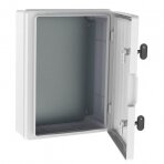 Plastic surface-mounted hermetic panel | box | halogen-free | 400x300x130mm | white doors | IP65 | TEM