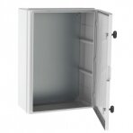 Plastic top-mounted hermetic panel | box | halogen-free | 500x700x250mm | white doors | IP65 | TEM