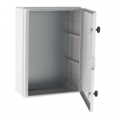 Plastic top-mounted hermetic panel | box | halogen-free | 500x700x250mm | white doors | IP65 | TEM