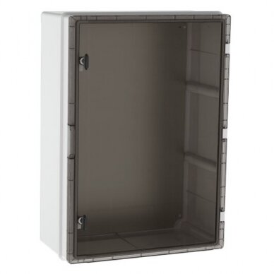 Plastic surface-mounted hermetic enclosure | box | halogen-free | 500x700x250mm | transparent door | IP65 | TEM