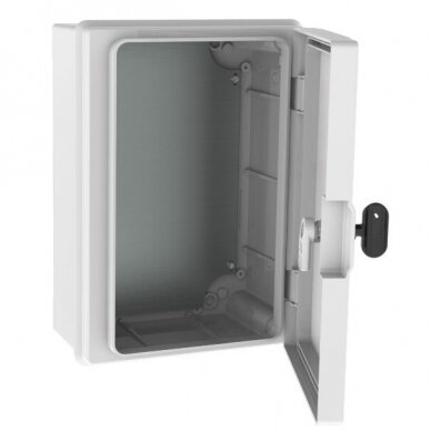 Plastic surface-mounted hermetic distribution box | 210x300x130mm | white doors | IP65 | TEM