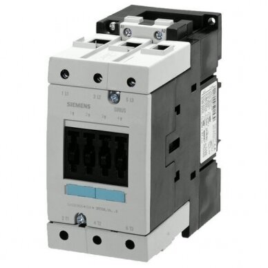 Kontaktorius 3RT104-5-1AP00 AC-3 80A, 37kW/400V 230V AC, 50Hz 3P, Siemens Sirius, 4011209294424