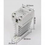 Industrial Solid State Semiconductor SSR Electronic Switching Relay AC-AC | DIN rail | 1-Phase | 60A | 24-480VAC | 70-280VAC