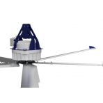 Pramoninis patalpų oro srauto vedinimo erdvių specialus žiema-vasara ventiliatorius 5m PULSAR II, COOLIBRI