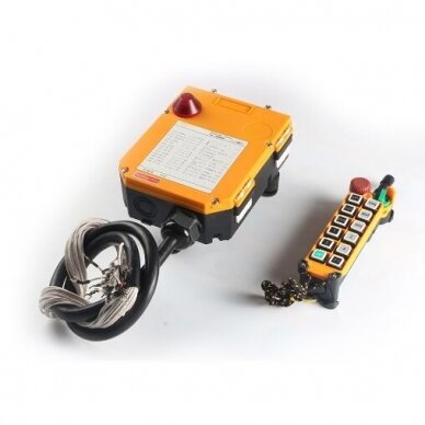 Industrial | Wireless Crane Control Panel | 11 Buttons | with STOP | START Button and Rotary Switch | 2 Speeds | IP65