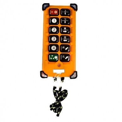 Industrial | wireless crane control panel | 10 buttons | with STOP and START button | 1 speed | IP65