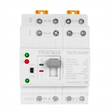 Backup Automatic Power Switch for Generators | for Uninterruptible Power Supply | 4P | 63A | 230V