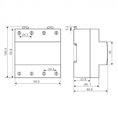 Digital Over-current And Voltage Protection Relay | 3-Phase | 63A | 380V | Samwha-Dsp 1