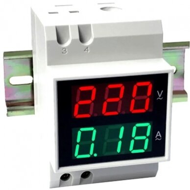 Digital AC voltmeter | ammeter | 80-300VAC | 100A