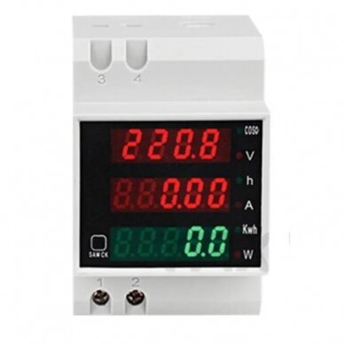 Digital AC voltmeter | ammeter | 80-300VAC | 0-100A