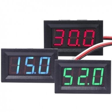 Digital DC Voltage Meter | 0-100VDC