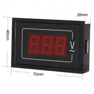 Digital AC voltage meter | 80-500VAC 1