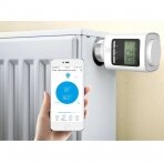 Smart termostatų komplektas, 2x termostatai + ZigBee - Wi-Fi stotelė, TUYA, valdomas programėle, WOOX