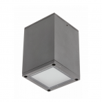 Šviestuvas 35W, 100x130mm, IP54, kvadratinis, grafitas, LENTO GTV Lighting