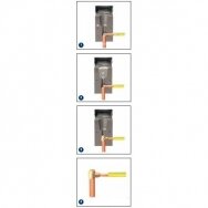 Terminio suvirinimo forma 150x75x75mm, tipas C, F50205 Forweld