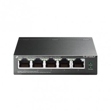 Tinklo komutatorius 5xLAN (4xPoE) 10/100Mbit/s, TL-SF1005LP TP-LINK