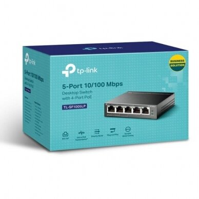 Tinklo komutatorius 8 portų prievadų, 4 DS-3E0508D-E Hikvision 2