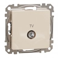 TV lizdas galinis kreminis 4dB SDD112471 Sedna Design Schneider Electric