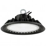 UFO tipo LED šviestuvas aukštoms patalpoms 150W | 230V | 4000K | 28500lm | IP65 | HIGHBAY C85-HBU3-150W-840-090BL Luxmena