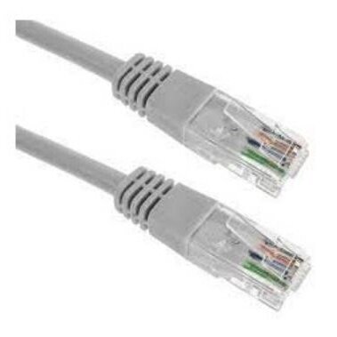 UTP patch kabelis 5E CAT5e, pilkas, 1m