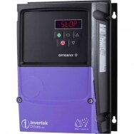 Vienfazis dažnio keitiklis Invertek Drives 0.37kW  2.3A 200-240V su EMC filtru skirtas trifaziams varikliams valdyti