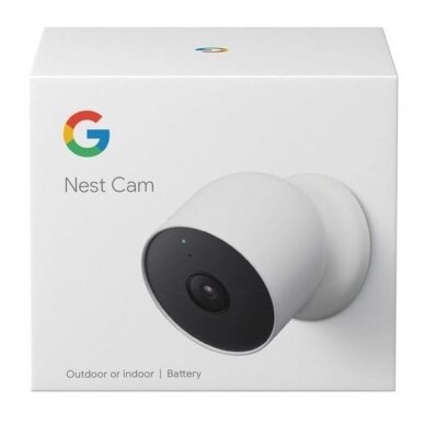 Vaizdo stebėjimo IP kamera vidaus ir lauko kamera Bluetooth, Wi-Fi, Google Nest Cam 4