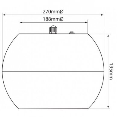 Vidaus patalpų pakabinama garso kolonėlė 100V 30W, 8 Omų, 140°, PS65-B, Adastra 2